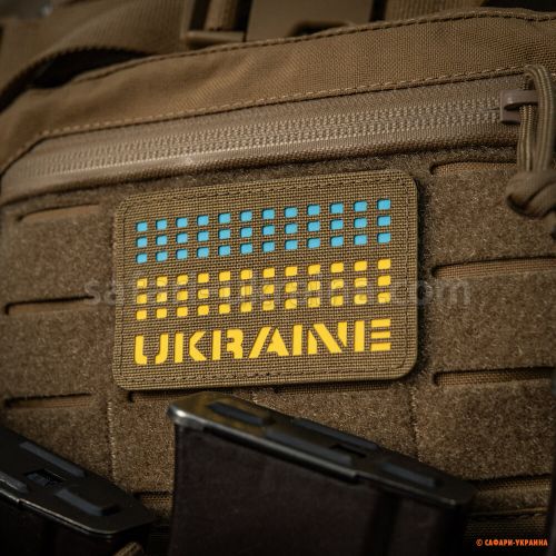 M-Tac Ukraine Laser Cut Coyote-Yellow-Blue-GID