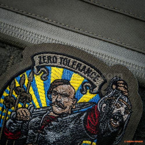 M-Tac нашивка Zero Tolerance (вышивка) Ranger Green