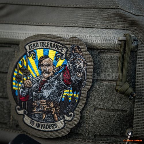 M-Tac нашивка Zero Tolerance (вышивка) Ranger Green