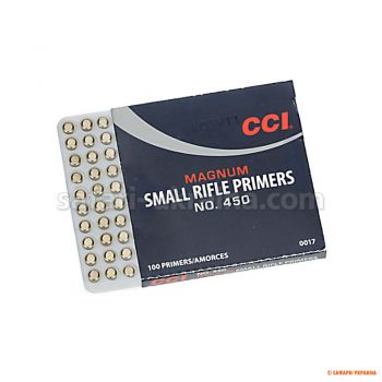 Капсюль CCI 450 MAG SMALL RIFLE PRIMER (.223 Rem, .308 Palma)