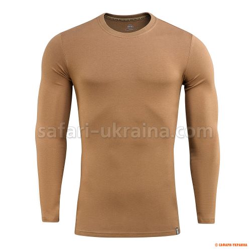 M-Tac футболка 93/7 длинный рукав Coyote Brown