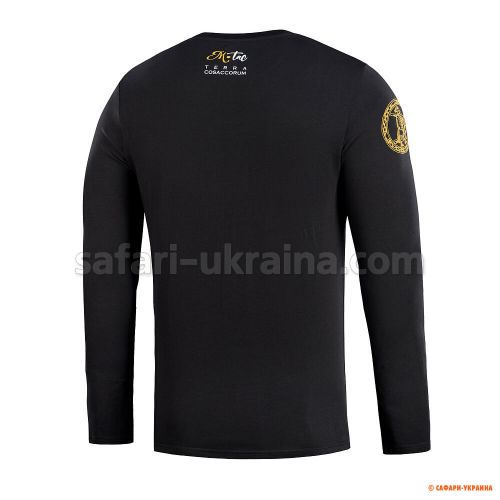 M-Tac футболка Земля Козаків длинный рукав Black