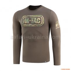 M-Tac футболка Logo довгий рукав Dark Olive