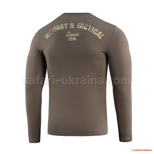 M-Tac футболка Logo длинный рукав Dark Olive