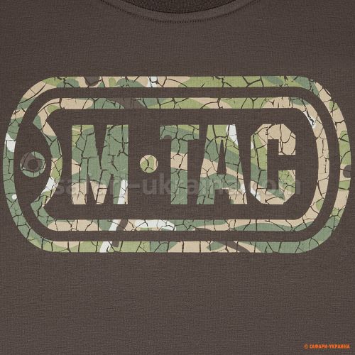 M-Tac футболка Logo длинный рукав Dark Olive