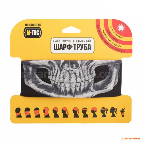 M-Tac шарф-труба облегченный Reaper Skull Black