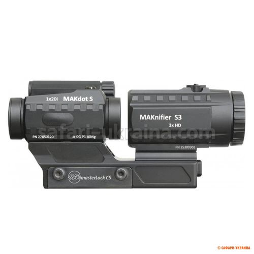 Коллиматор MAKdot S 1x20 и магнифер MAKnifier S3 3x Коллиматор MAKdot S 1x20 и магнифер MAKnifier S3 3x