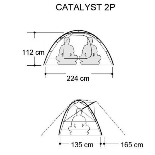 Намет туристичний 2-місний Marmot Catalyst 2P, арт. MRT 27910.6653 