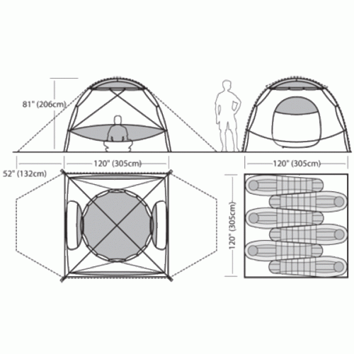 Кемпінговий намет Marmot Halo 6P арт. MRT 2723.9198 