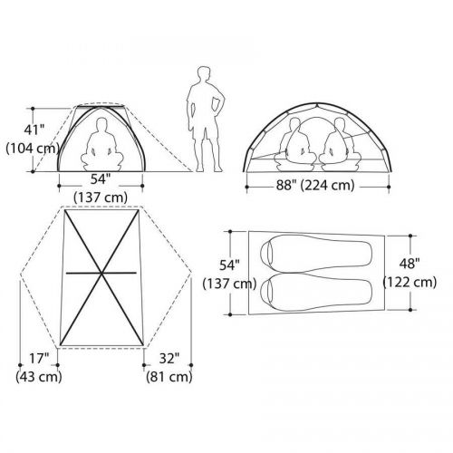 Туристичний намет Marmot Tungsten 2P, арт. MRT 29180.9366 