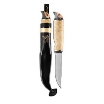 Нож с фиксированным лезвием Wood Grouse, длина клинка 110 мм, дерево