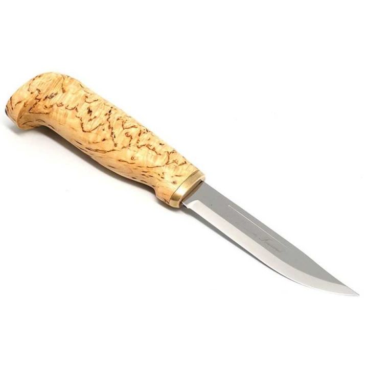 Нож Marttiini Big Lynx, длина клинка 110 мм, рукоять: покрытая воском береза
