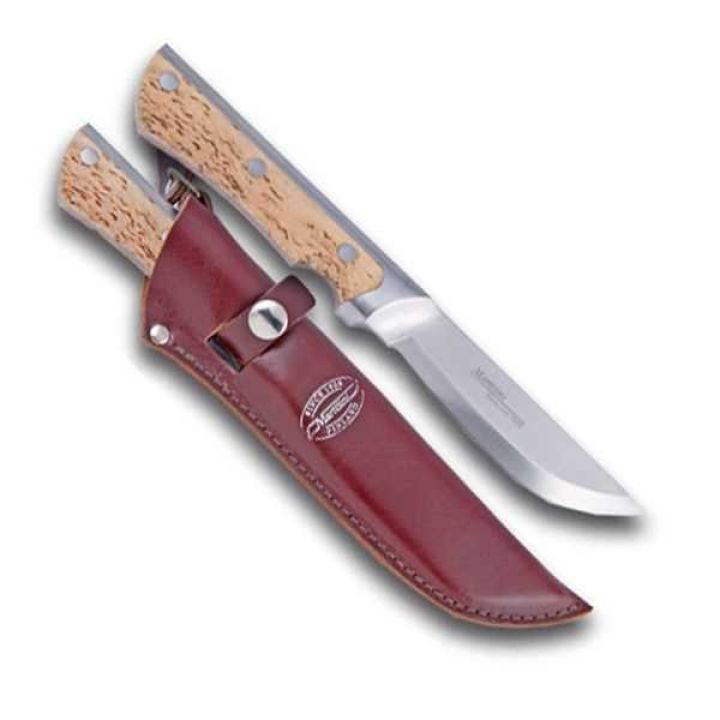 Нож Marttiini Full tang curly birch, длина клинка 110 мм, рукоять: карельская береза