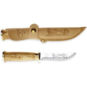 Охотничий нож Marttiini Lapp knife 235, длина клинка 110 мм, рукоятка: карельская береза