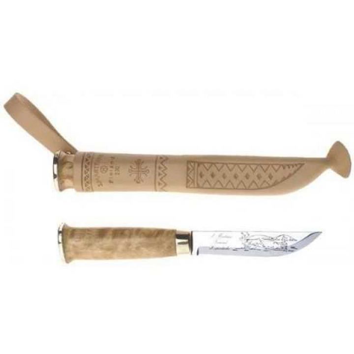 Охотничий нож Marttiini Lapp Knife, клинок 110 мм, лакированная береза