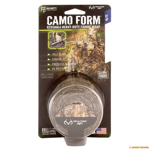 Лента камуфляжная для маскировки McNett Camo Form, цвет: Realtree AP