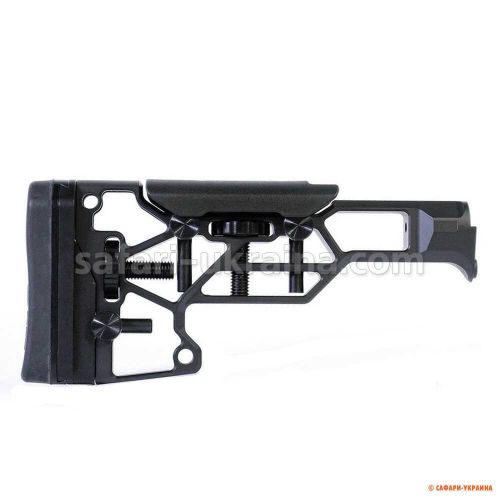 Приклад MDT Skeleton Rifle Stock V5. Матеріал - алюміній. Колір - чорний 