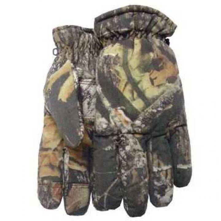 Перчатки для охоты зимние Mid West 366TR, цвет: Mossy Oak