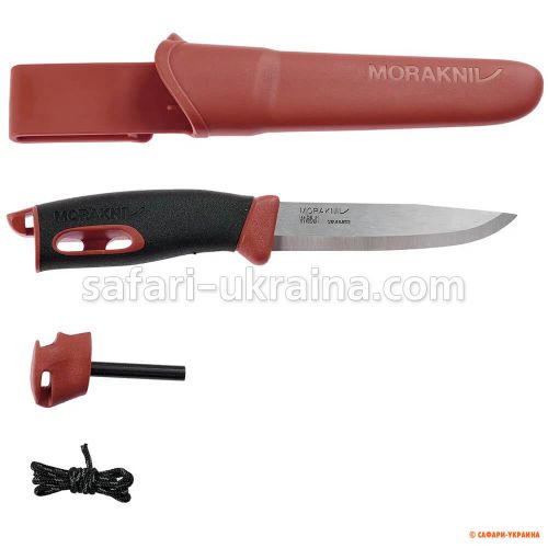 Нож Morakniv Companion Spark, красный