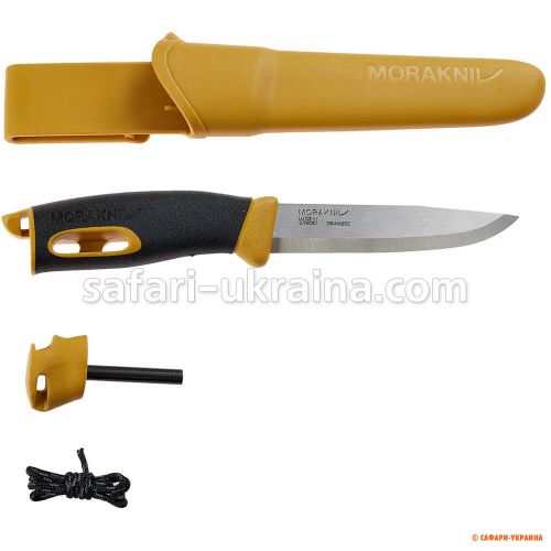 Нож Morakniv Companion Spark, желтый