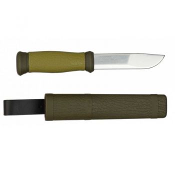 Нож рыбацкий Morakniv 2000 Outdoor Green, длина клинка 109 мм