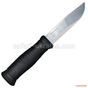 Охотничий нож Morakniv Outdoor 2000, 130 Years Anniversary Stainless Steel Black, длина клинка 109 мм