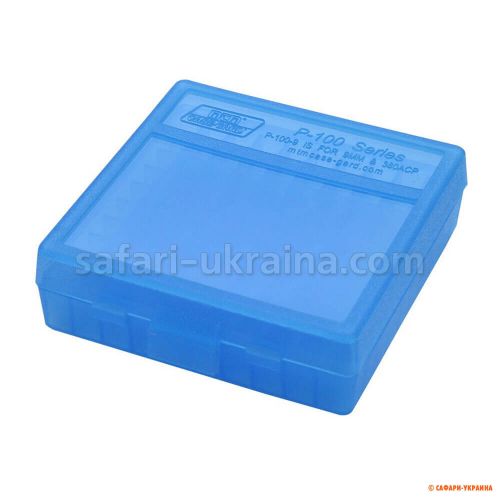 Коробка для патронов MTM кал. 9мм; 380 ACP, на 100 патронов Коробка для патронов MTM кал. 9мм; 380 ACP, на 100 патронов