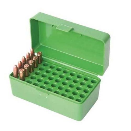 Кейс для патронів MTM 22-HORN-10, на 50 патронів кал. .22 Hornet, .30 Carbine, 6x47 