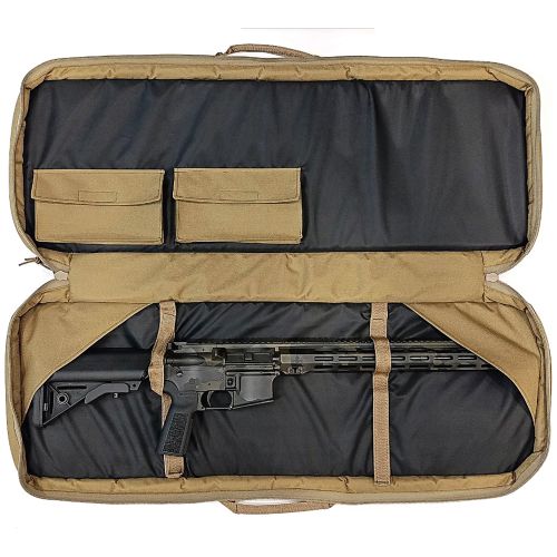 Чехол Shapoval-shop для AR15, 90х30х9 см, с ремнем, коричневый