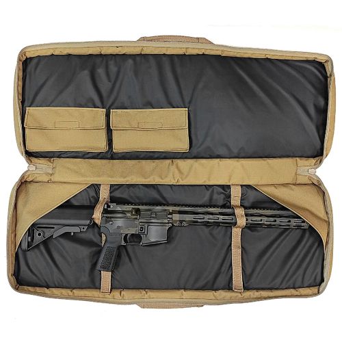 Чехол Shapoval-shop для AR15, 90х30х9 см, шлейки, коричневый