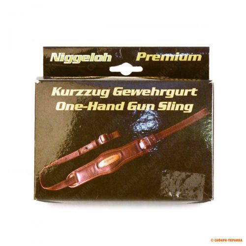 Погонный ремень для ружья Niggeloh Premium One-Hand Gun Sling, для антабок 20 мм