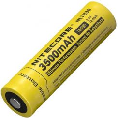 Аккумулятор литиевый Li-Ion 18650 Nitecore NL1835 3.7V (3500mAh), защищенный