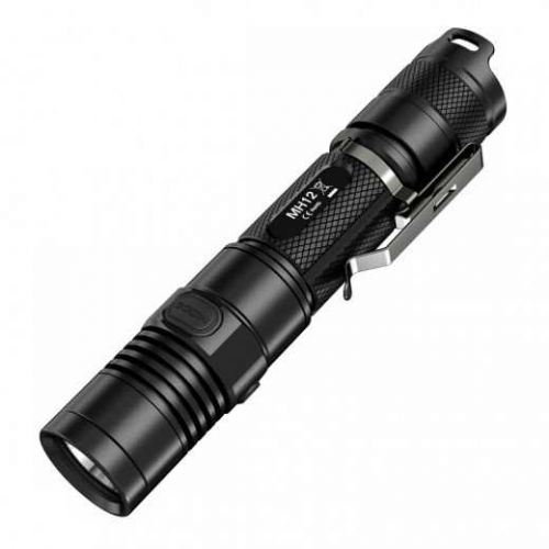 Ліхтар Nitecore MH12w (Сree XM-L2 U2 1000 люмен, 7 режимів, 1х18650, USB), теплий білий 