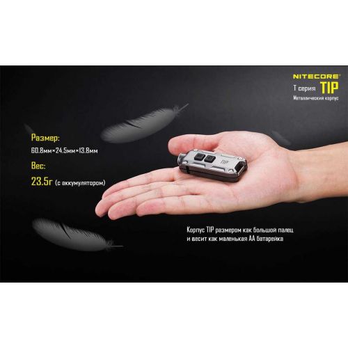 Наключный фонарь Nitecore TIP WINTER EDITION, 360 люмен