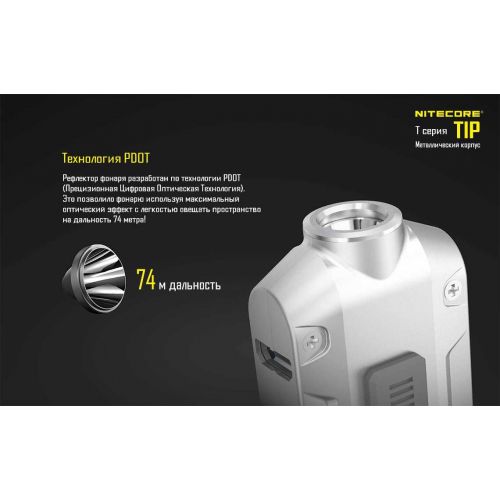 Наключный фонарь Nitecore TIP WINTER EDITION, 360 люмен