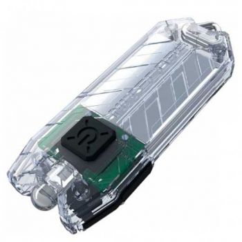 Наключний ліхтар Nitecore TUBE (1 LED, 45 люмен, 2 режими, USB), прозорий