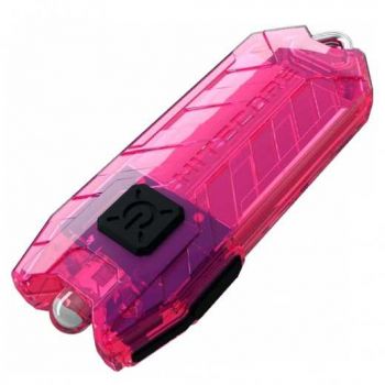 Наключный фонарь Nitecore TUBE (1 LED, 45 люмен, 2 режима, USB), розовый