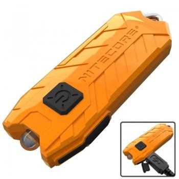 Наключный фонарь Nitecore TUBE (1 LED, 45 люмен, 2 режима, USB), оранжевый