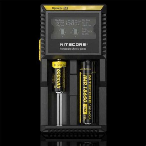 Зарядний пристрій Nitecore Digicharger D2 з LED дисплеєм (2 канали) 