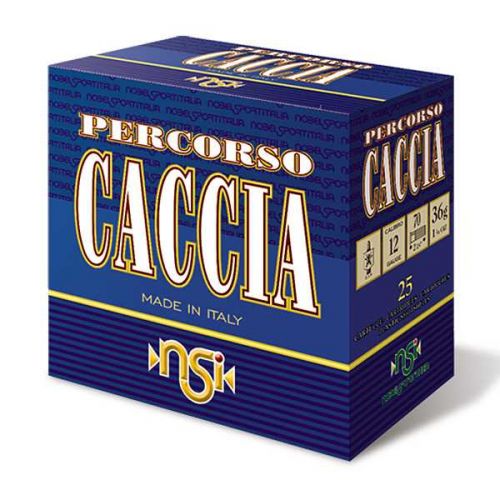 Гладкоствольний патрон Nobel Percorso Caccia кал.12/70, дріб №2, 36 г 