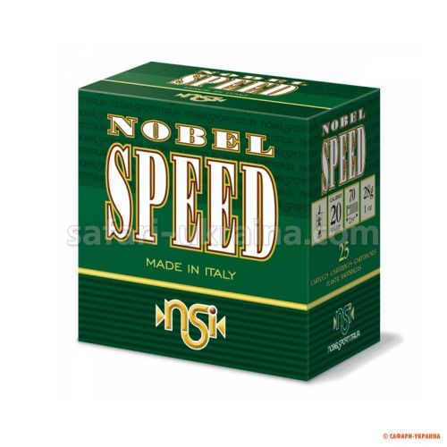 Гладкоствольний патрон Nobel Speed, кал.12/70, дріб №3/0, 34 г 