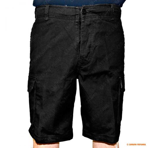 Бавовняні шорти Old Group Vintage Short Trousers, чорні 