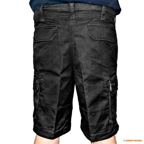 Бавовняні шорти Old Group Vintage Short Trousers, чорні 