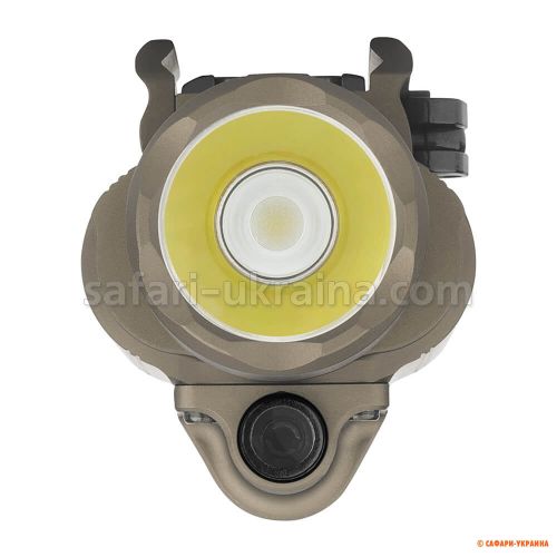 Ліхтар з ЛЦВ Olight Baldr Pro Desert Tan. Зелений ЛЦВ 