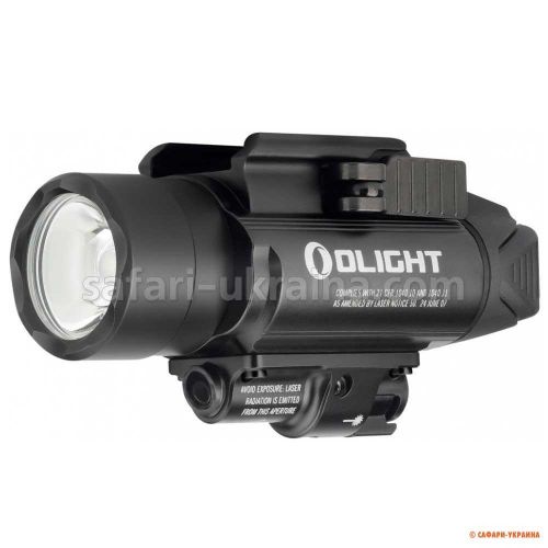 Ліхтар підствольний з ЛЦУ Olight Baldr Pro Black, база кріплення Weaver/Picatinny 