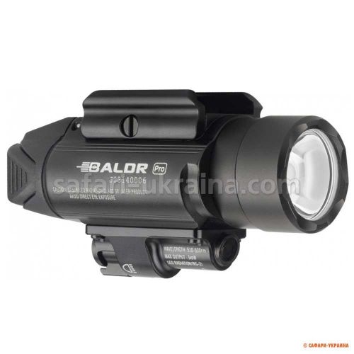 Ліхтар підствольний з ЛЦУ Olight Baldr Pro Black, база кріплення Weaver/Picatinny 