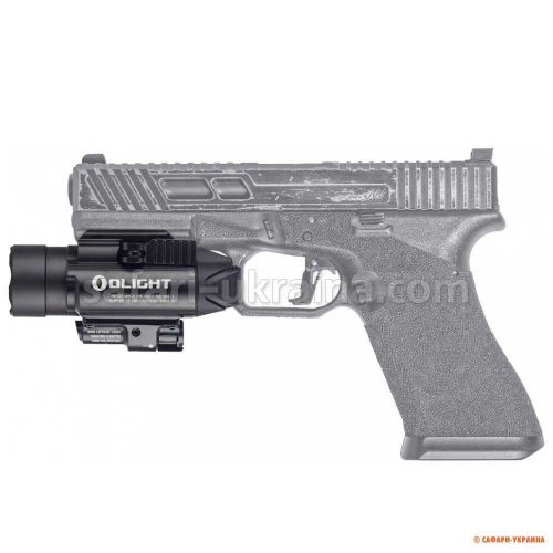 Ліхтар підствольний з ЛЦУ Olight Baldr Pro Black, база кріплення Weaver/Picatinny 