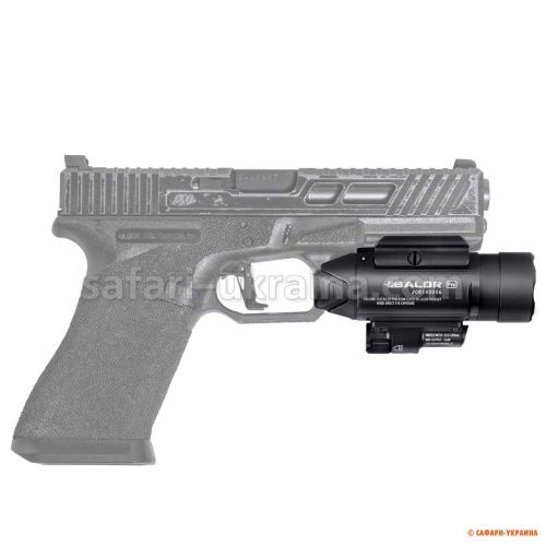 Ліхтар підствольний з ЛЦУ Olight Baldr Pro Black, база кріплення Weaver/Picatinny 