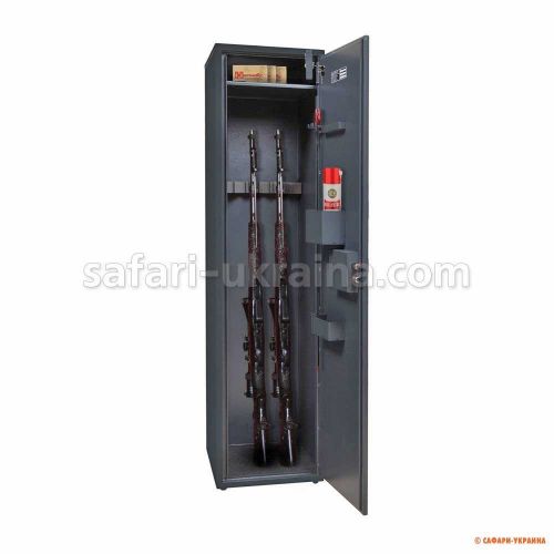 Збройовий сейф Паритет GLT.340.K, на 6 рушниць, 151см х 34см х 26см 