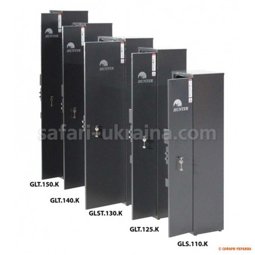 Сейф збройовий Паритет GLT.125.K, на 3 рушниці, 125,2см х 26см х 26см 